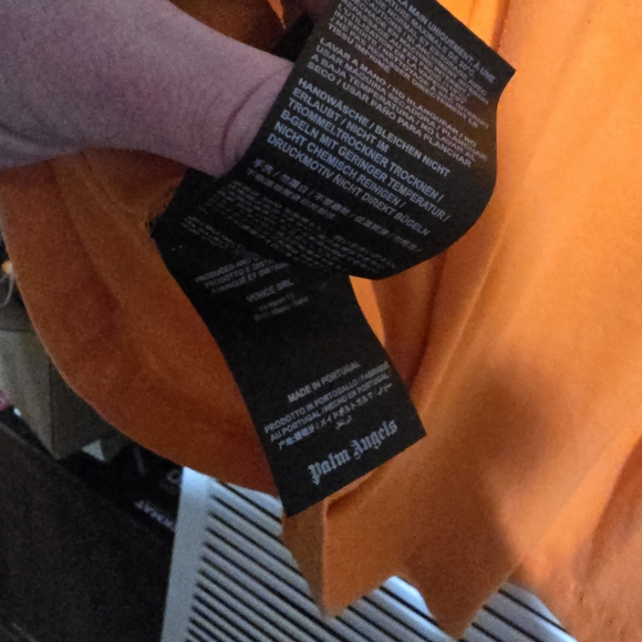 Palm Angels Iconic Orange Long Sleeve Tee! L - Picture 7 of 8